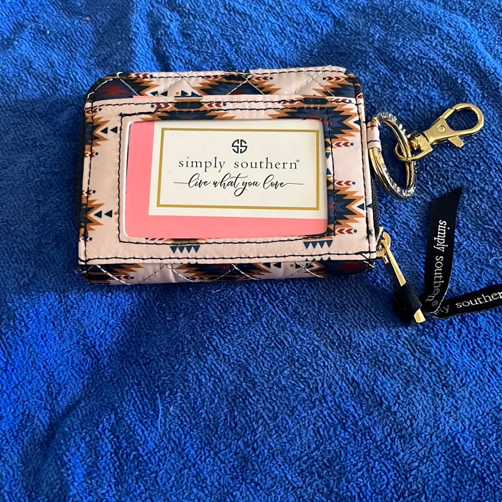 new simply southern “tribe “ key chain Wallet 4”